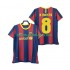 Camisola FC Barcelona A INIESTA 8 Retro Homem Equipamento Primeiro 2011 2010 Manga Curta